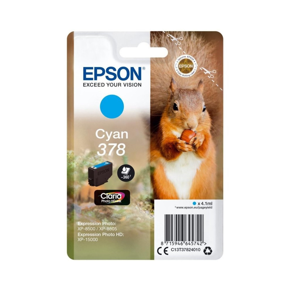 Meta title-EPSON CARTUCHO 378 CIAN ANDORRA , Consumibles Impresión ANDORRA , Cartuchos tinta original ANDORRA , 8715946645742 AN