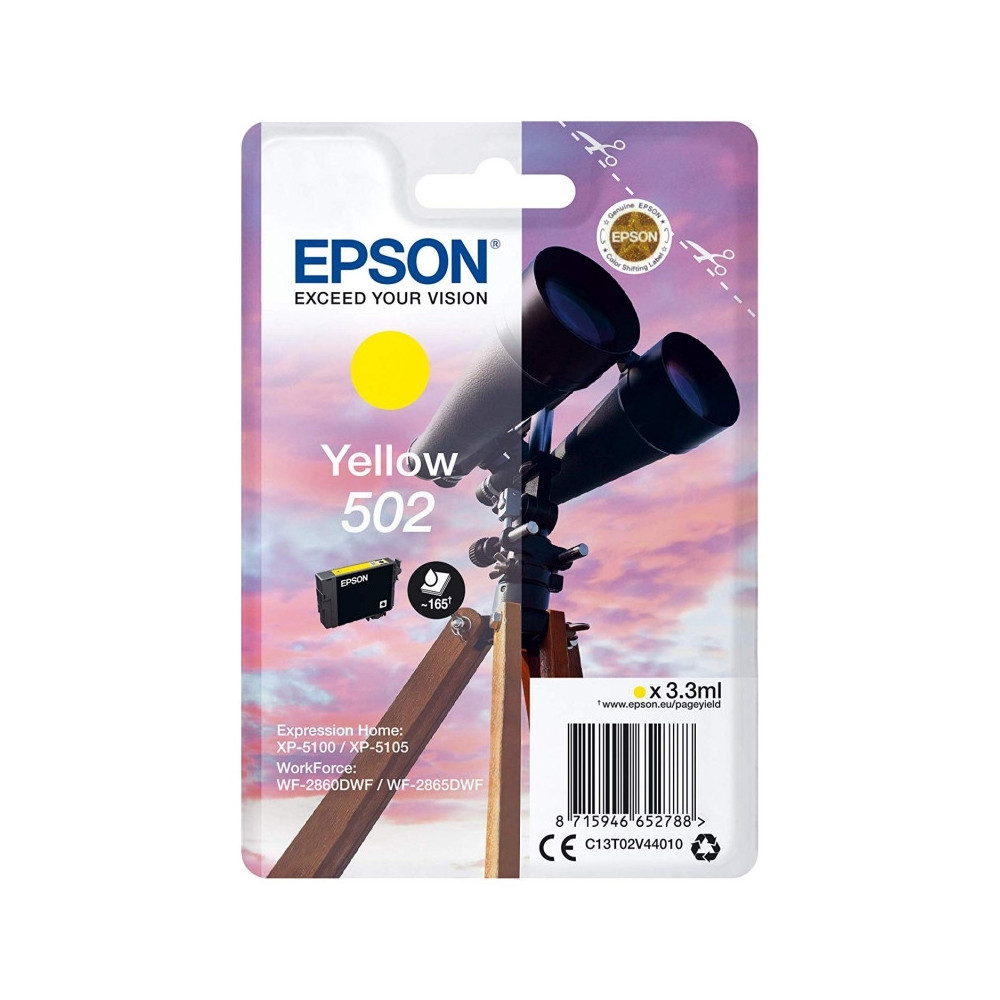 Meta title-EPSON CARTUCHO 502 AMARILLO ANDORRA , Consumibles Impresión ANDORRA , Cartuchos tinta original ANDORRA , 871594665278