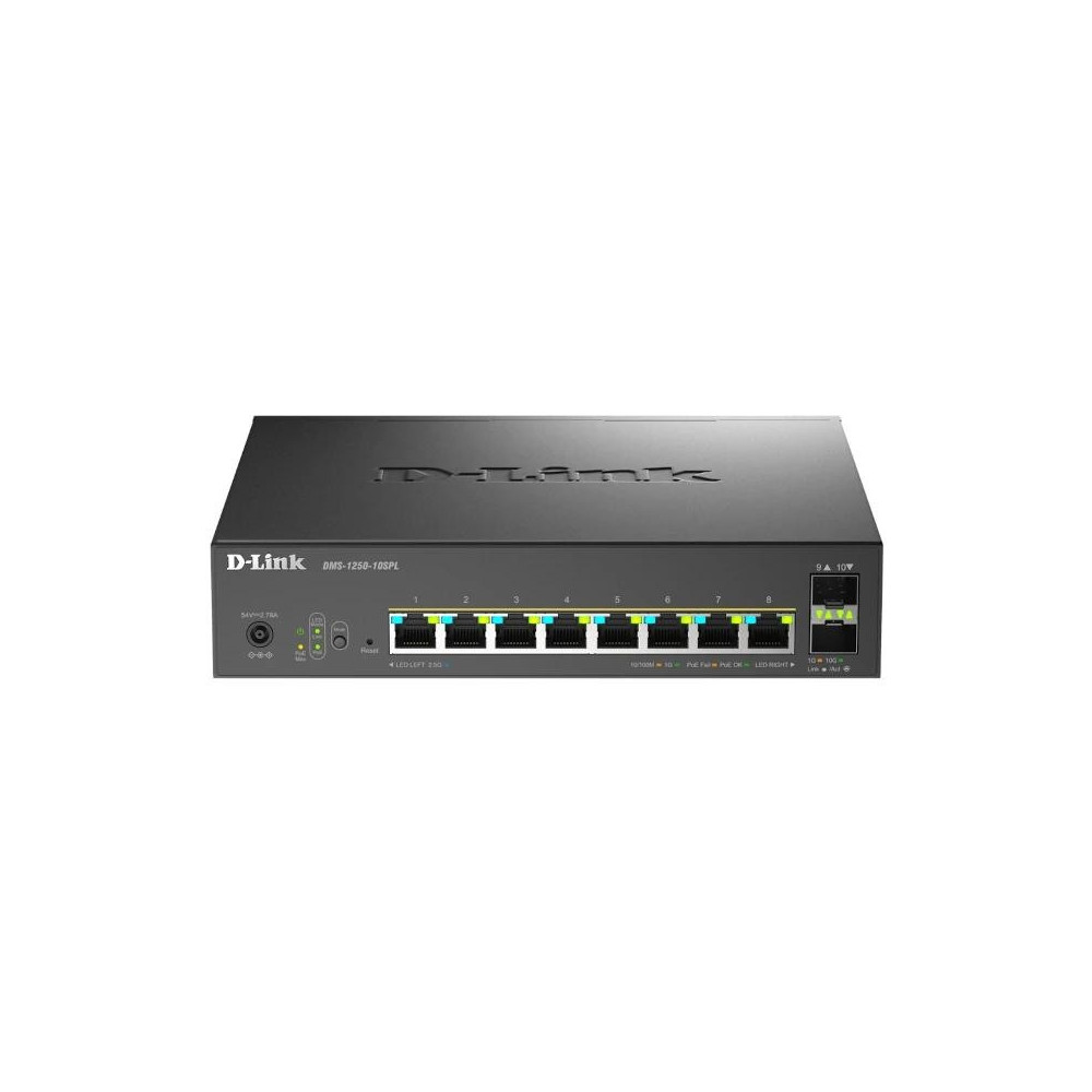 Meta title-D-LINK DMS-1250-10SPL/E SWITCH 8XMG POE 2XSFP+ L2 ANDORRA , Switches y Puntos acceso ANDORRA , Switches armario ANDOR