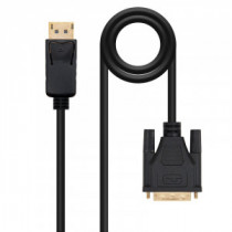 Meta title-NANOCABLE CABLE CONVERSOR DP A DVI  2 M NEGRO ANDORRA , Accesorios Imagen y Sonido ANDORRA , Cable - Conector Imagen 