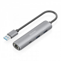 Meta title-AISENS USB-A 3.0 DOCK A RJ45 HUB 1XUSB-C 2XUSB-A ANDORRA , Accesorios Portátil ANDORRA , Dispositivos USB ANDORRA , 8