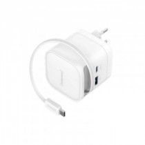 Meta title-INTENSO CARGADOR GAN W65ACIC RETRÁCTIL BLANCO ANDORRA , Accesorios Telefonía ANDORRA , Cargadores ANDORRA , 403430303