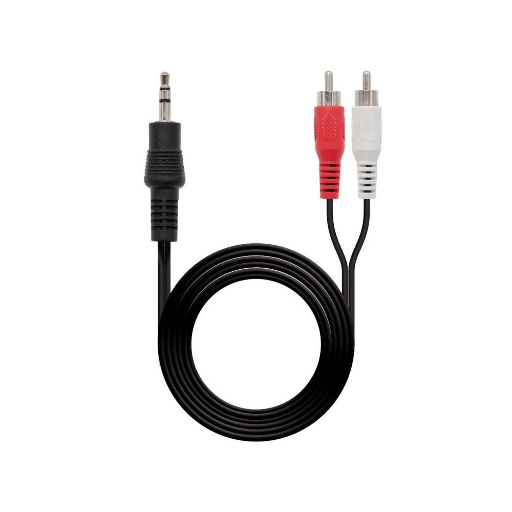 Meta title-NANOCABLE CABLE AUDIO ESTEREO 3.5/M-2XRCA/M, 10 M ANDORRA , Accesorios Imagen y Sonido ANDORRA , Cable - Conector Ima