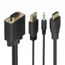 Meta title-AISENS CABLE CONVERSOR HDMI A SVGA Y AUDIO 1M ANDORRA , Accesorios PC y TPV ANDORRA , Cables y Accesorios PC ANDORRA 