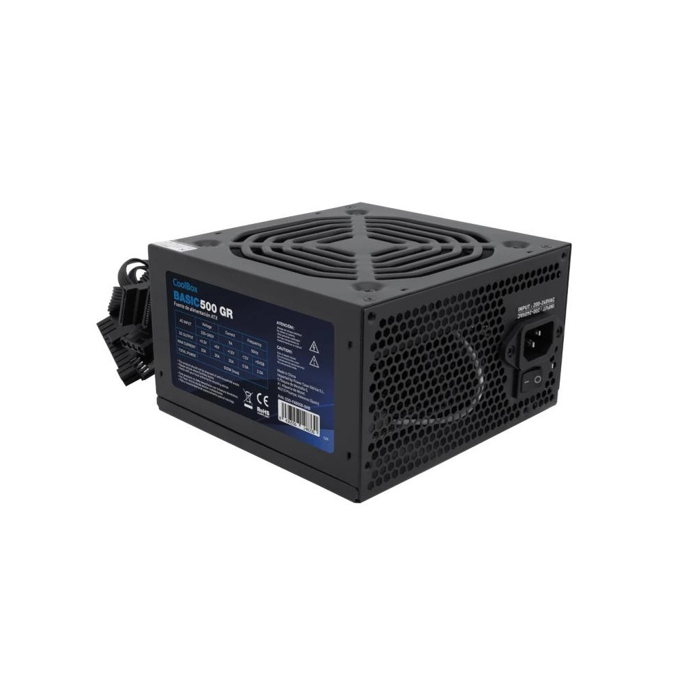Meta title-COOLBOX FUENTE.ALIM 20+4 PIN ATX BASIC 500W ANDORRA , Cajas y fuentes ANDORRA , Fuentes 400..600W ANDORRA , 843655614