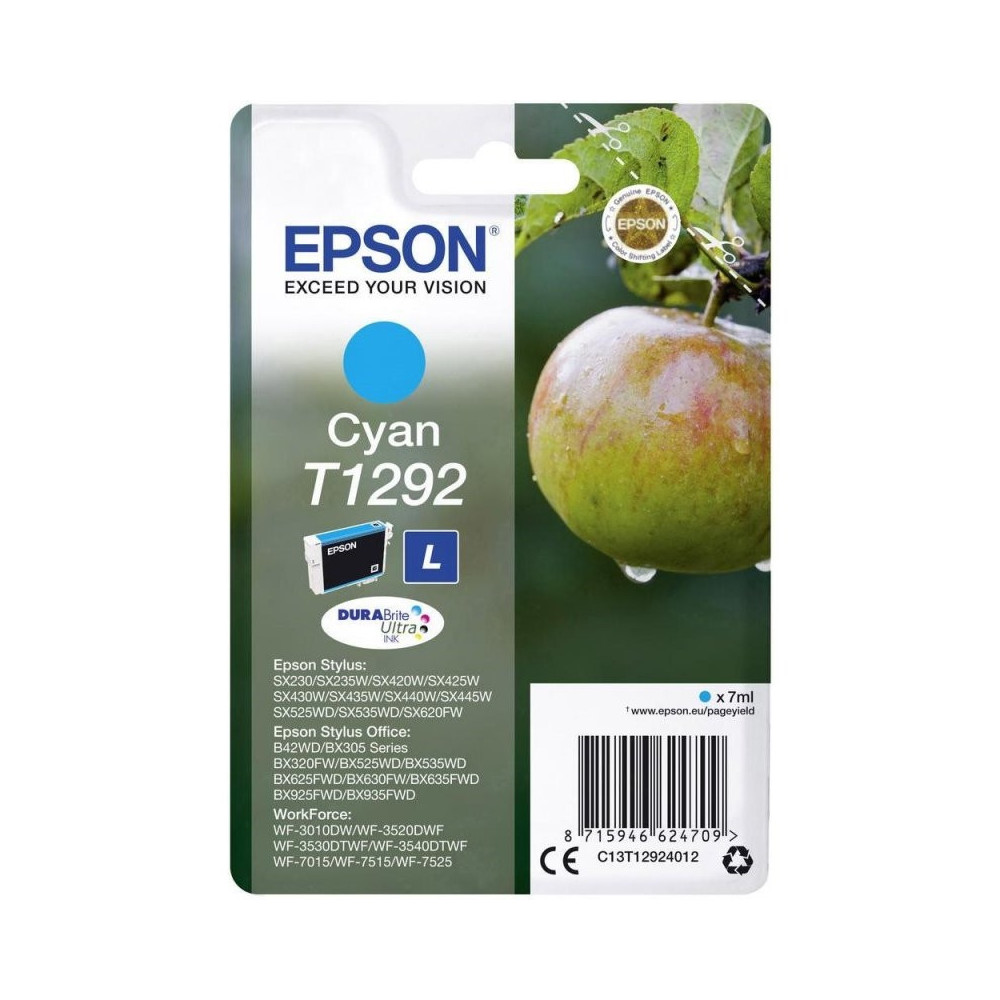 Meta title-EPSON CARTUCHO T1292 CYAN ANDORRA , Consumibles Impresión ANDORRA , Cartuchos tinta original ANDORRA , 8715946624709 