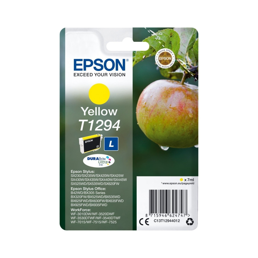 Meta title-EPSON CARTUCHO T1294 AMARILLO ANDORRA , Consumibles Impresión ANDORRA , Cartuchos tinta original ANDORRA , 8715946624