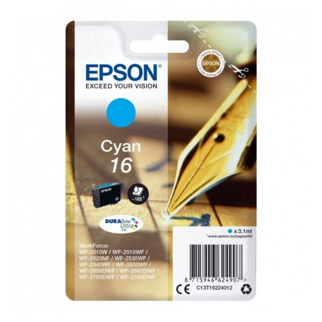 EPSON CARTUCHO T1622 CYAN...