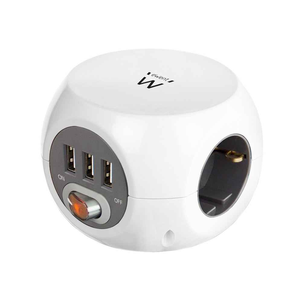 Meta title-EWENT EW3939 REGLETA CUBO 3 TOMAS/3 USB BLANCO ANDORRA , Accesorios Eléctricos ANDORRA , Regletas ANDORRA , 805439261