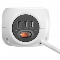 Meta title-EWENT EW3939 REGLETA CUBO 3 TOMAS/3 USB BLANCO ANDORRA , Accesorios Eléctricos ANDORRA , Regletas ANDORRA , 805439261