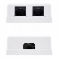 Meta title-NANOCABLE ROSETA SUPERFICIE CAT.6 UTP 2TOMAS BLANC ANDORRA , Accesorios Redes ANDORRA , Herramientas - Conectores Red