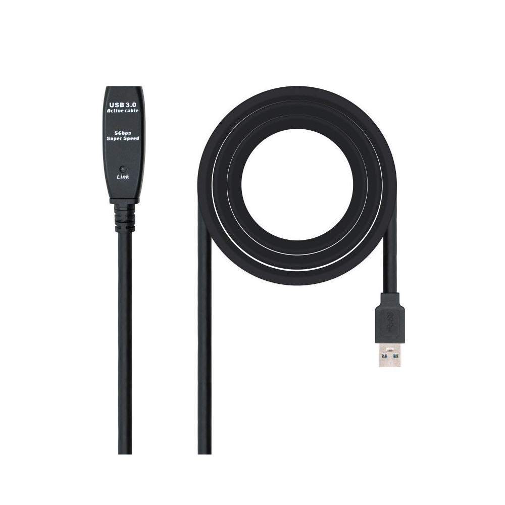 Meta title-NANOCABLE CABLE USB 3.0 PROLONG. AMPLIFICADOR 5 M ANDORRA , Accesorios PC y TPV ANDORRA , Cables y Accesorios PC ANDO
