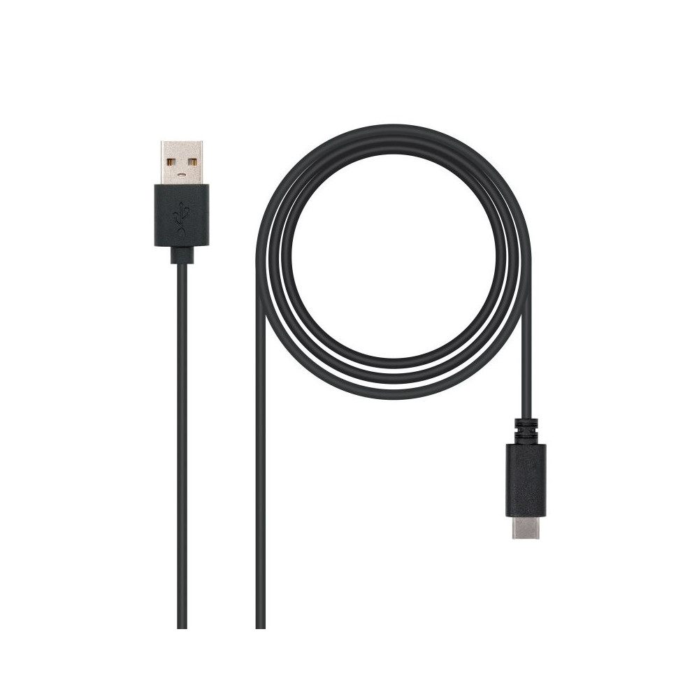 Meta title-NANOCABLE CABLE USB 2.0 3A TIPO USB-C/M-A/M 0.5 M ANDORRA , Accesorios PC y TPV ANDORRA , Cables y Accesorios PC ANDO