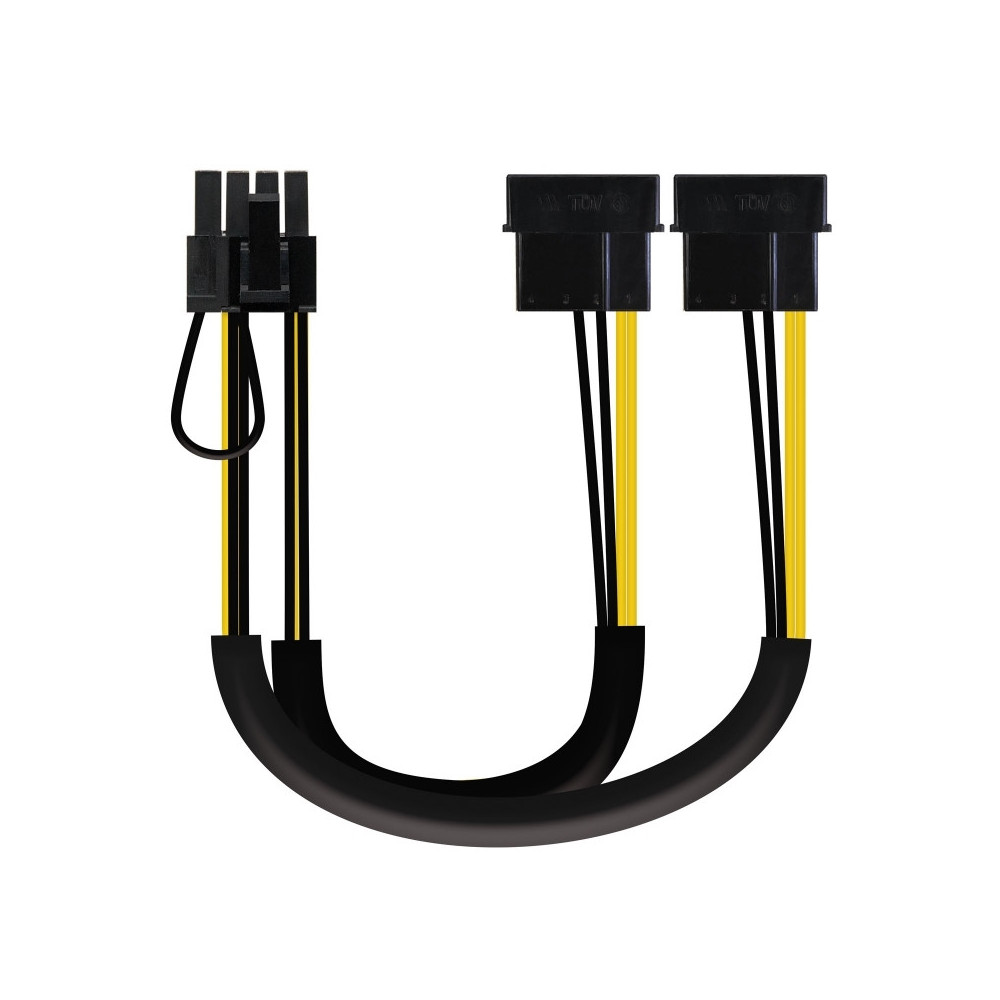 Meta title-NANOCABLE CABLE VGA 2X5.25''/M-PCI-E(6+2PIN)/M 20CM ANDORRA , Accesorios PC y TPV ANDORRA , Cables y Accesorios PC AN
