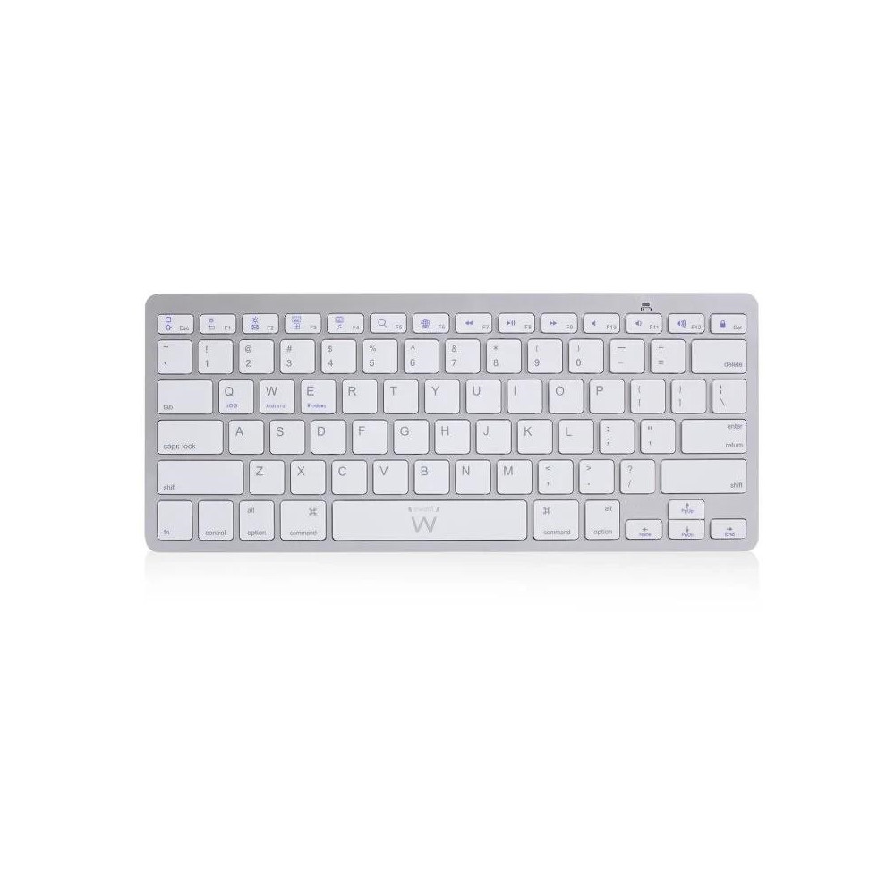 Meta title-EWENT TECLADO BLUETOOTH IOS/ANDROID/WIN SLIM PLATA ANDORRA , Teclados y ratones ANDORRA , Teclados Inalámbricos ANDOR