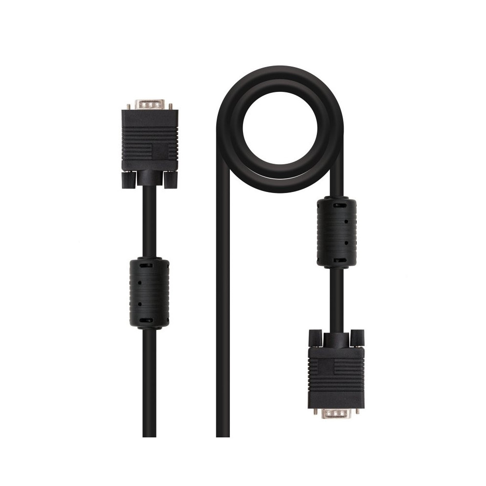 Meta title-NANOCABLE CABLE CONMUTADOR VGA 3 M NEGRO ANDORRA , Accesorios PC y TPV ANDORRA , Cables y Accesorios PC ANDORRA , 843
