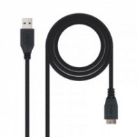 Meta title-NANOCABLE CABLE USB 3.0 TIPO A/MACHO-MICROUSB/B 1M ANDORRA , Accesorios Impresora - Escaner ANDORRA , Cables Impresor