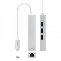 Meta title-NANOCABLE CONVERSOR USB-C ETHERNET +3XUSB 3.0 ANDORRA , Accesorios Redes ANDORRA , Herramientas - Conectores Redes AN