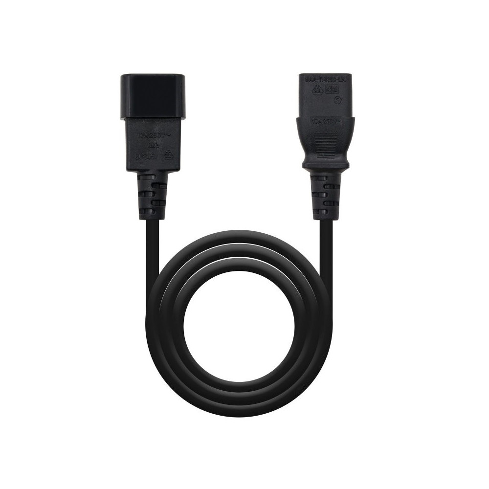 Meta title-NANOCABLE CABLE ALIMENTACION CPU, C13/H-C14/M, 3.M ANDORRA , Accesorios PC y TPV ANDORRA , Cables y Accesorios PC AND