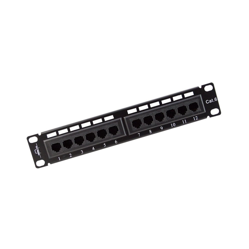 Meta title-MONOLYTH PATCH PANEL 12 PUERTOS 10'' UTP CAT. 6 ANDORRA , Accesorios Redes ANDORRA , Armarios Rack y Accesorios ANDOR