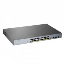 Meta title-ZYXEL GS1350-26HP SWITCH 24XGB POE 2XSFP 375W ANDORRA , Switches y Puntos acceso ANDORRA , Switches armario ANDORRA ,