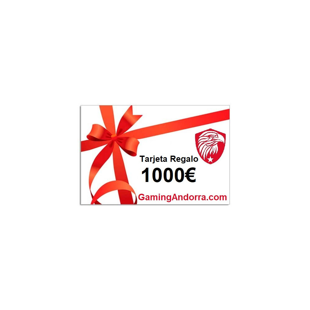 Meta title-TARJETA REGALO 1.000 Euros ANDORRA , Accesorios Gaming ANDORRA , 0-TARJETAS REGALO ANDORRA , 0000000000088 ANDORRA , 
