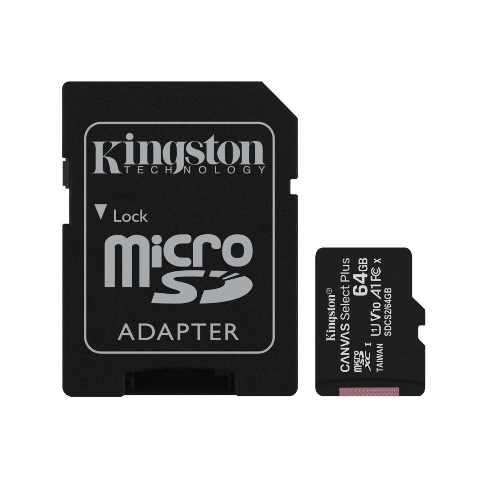 Meta title-KINGSTON SDCS2/64GB MICRO SD XC CLASE 10 64GB C/A ANDORRA , Tarjetas memoria ANDORRA , Secure Digital ANDORRA , 07406
