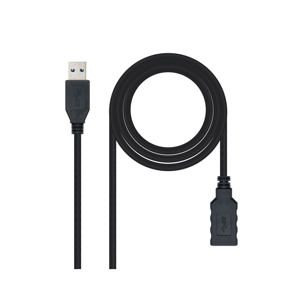 Meta title-NANOCABLE CABLE USB 3.0 TIPO A M/H  2M ANDORRA , Accesorios Impresora - Escaner ANDORRA , Cables Impresora - Escáner 