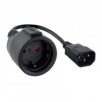 Meta title-NANOCABLE CABLE ADAPTADOR C14/M A CEE7/H, 25CM ANDORRA , Accesorios SAI ANDORRA , Accesorios SAI ANDORRA , 8433281009