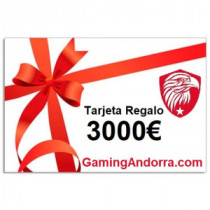 Meta title-TARJETA REGALO 3.000 Euros ANDORRA , Accesorios Gaming ANDORRA , 0-TARJETAS REGALO ANDORRA , 0000000000089 ANDORRA , 