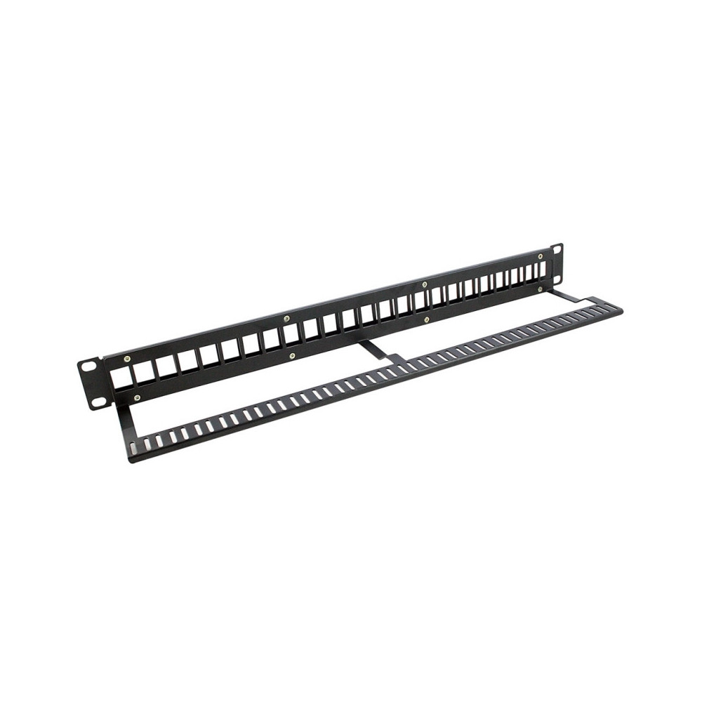 Meta title-MONOLYTH PATCH PANEL 24 PUERTOS 19'' UTP KEYSTONE ANDORRA , Accesorios Redes ANDORRA , Armarios Rack y Accesorios AND