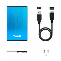 Meta title-TOOQ TQE-2527BL CAJA HDD 2.5'' USB 3.1 GEN1/USB 3.0 ANDORRA , Accesorios Almacenamiento ANDORRA , Cajas Externas - Ex