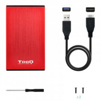 Meta title-TOOQ TQE-2527R CAJA HDD 2.5'' USB 3.1 GEN1/USB 3.0 ANDORRA , Accesorios Almacenamiento ANDORRA , Cajas Externas - Ext