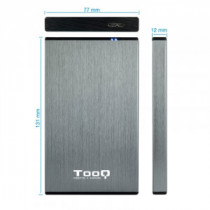 Meta title-TOOQ TQE-2527G CAJA HDD 2.5'' USB 3.1 GEN1/USB 3.0 ANDORRA , Accesorios Almacenamiento ANDORRA , Cajas Externas - Ext