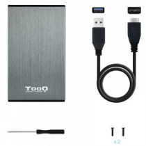 Meta title-TOOQ TQE-2527G CAJA HDD 2.5'' USB 3.1 GEN1/USB 3.0 ANDORRA , Accesorios Almacenamiento ANDORRA , Cajas Externas - Ext