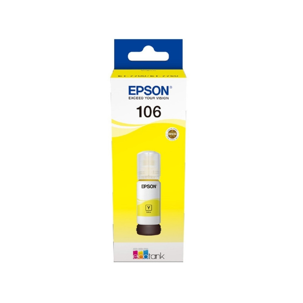 Meta title-EPSON BOTELLA TINTA ECOTANK 106 AMARILLO ANDORRA , Consumibles Impresión ANDORRA , Cartuchos tinta original ANDORRA ,