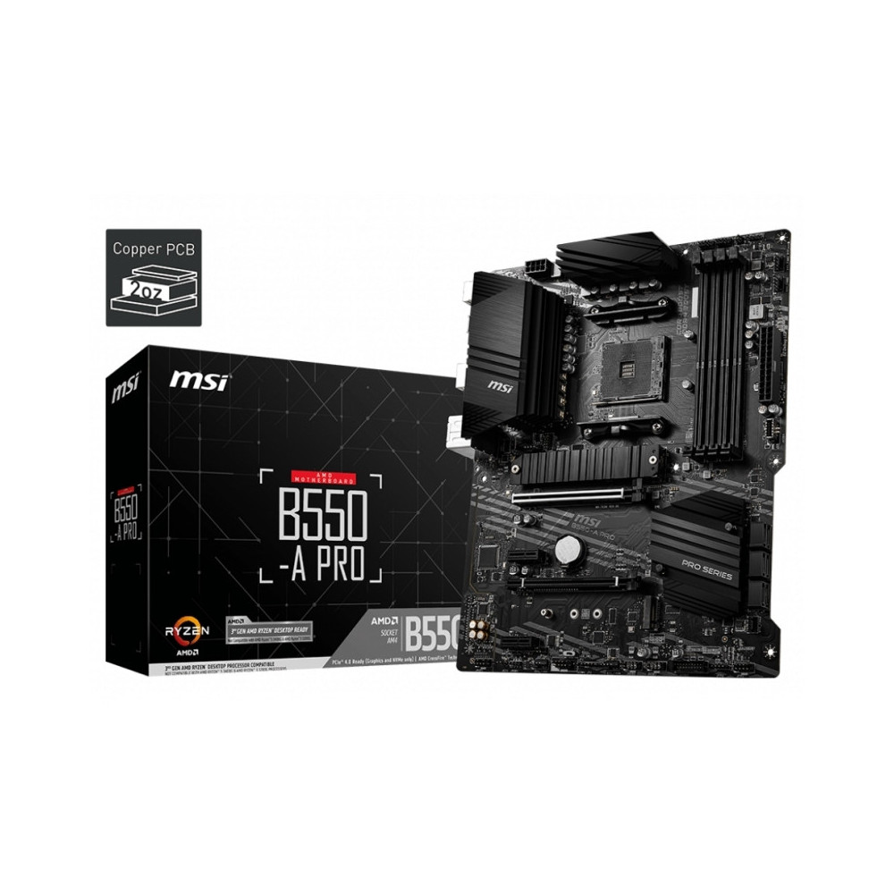 Meta title-MSI PLACA BASE B550-A PRO ATX AM4 ANDORRA , Placas base ANDORRA , AMD socket AM4 ANDORRA , 4719072733667 ANDORRA , PC