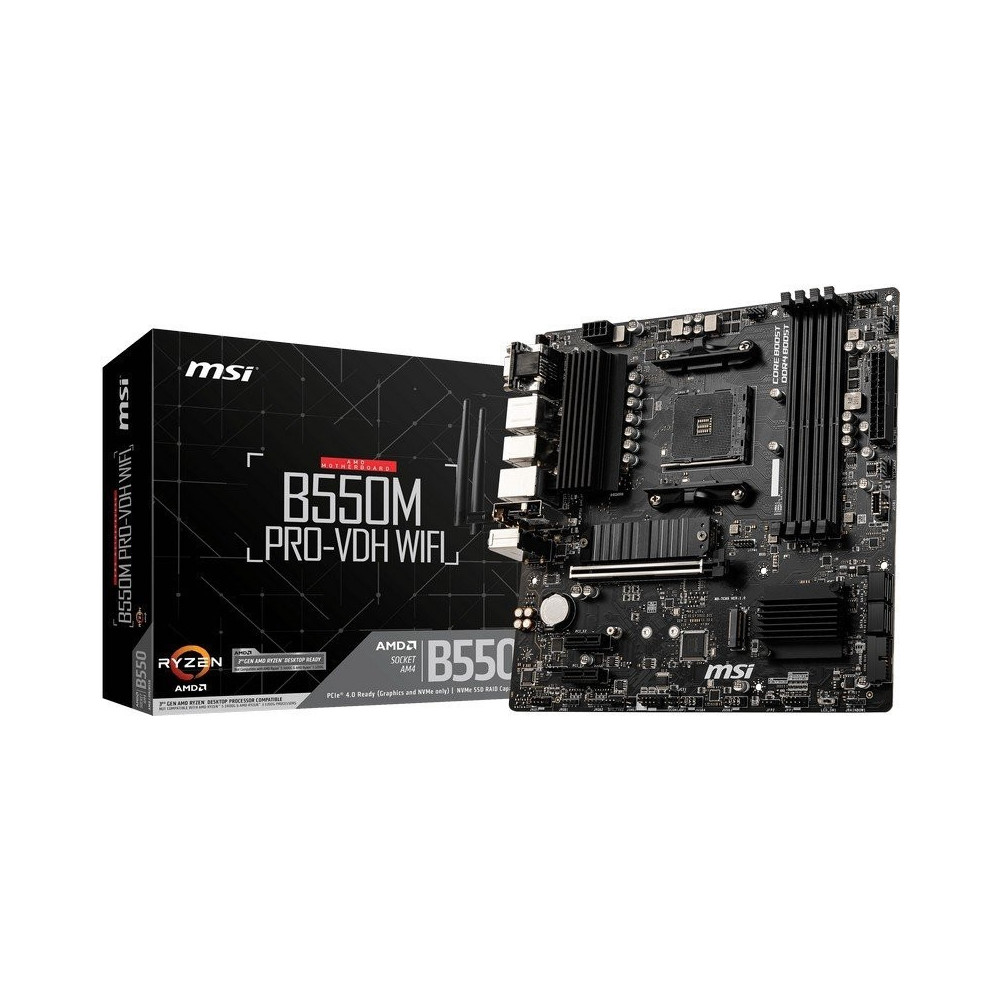 Meta title-MSI PLACA BASE B550M PRO-VDH WIFI MATX AM4 ANDORRA , Placas base ANDORRA , AMD socket AM4 ANDORRA , 4719072733698 AND