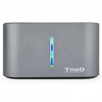 Meta title-TOOQ TQDS-805G DOCK STATION DOBLE BAHÍA HDD GRIS ANDORRA , Accesorios Almacenamiento ANDORRA , Cajas Externas - Extra