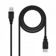 Meta title-NANOCABLE CABLE USB 2.0, TIPO A/M-A/H, NEGRO, 3M ANDORRA , Accesorios Impresora - Escaner ANDORRA , Cables Impresora 