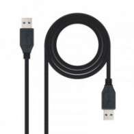 Meta title-NANOCABLE CABLE USB 3.0, TIPO A/M-A/M, NEGRO, 1M ANDORRA , Accesorios Impresora - Escaner ANDORRA , Cables Impresora 