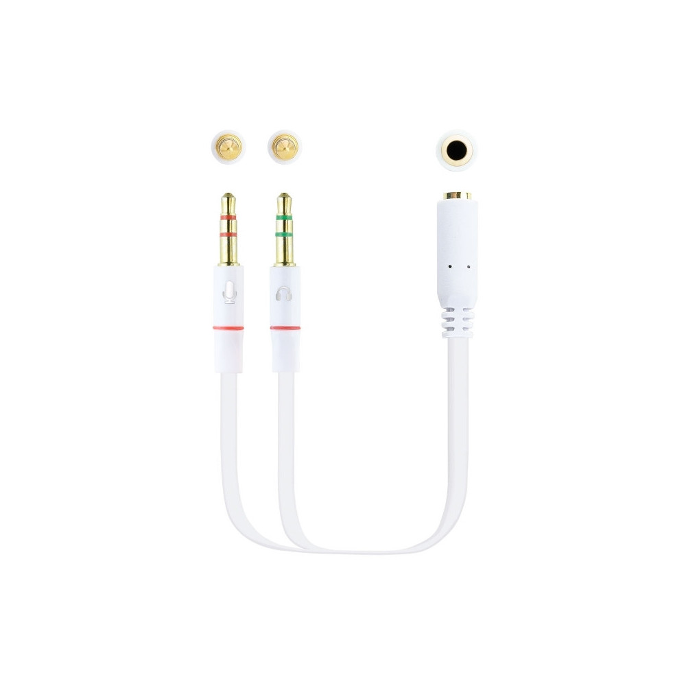 Meta title-NANOCABLE CABLE AUDIO JACK 3.5/H 2XJACK 3.5/M 20CM ANDORRA , Accesorios Imagen y Sonido ANDORRA , Cable - Conector Im