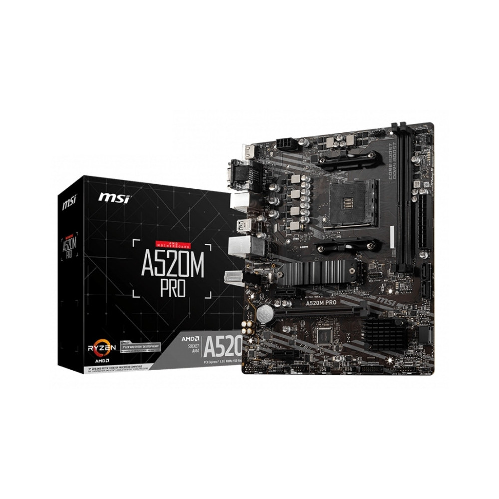 Meta title-MSI PLACA BASE A520M PRO MATX AM4 ANDORRA , Placas base ANDORRA , AMD socket AM4 ANDORRA , 4719072755492 ANDORRA , PC