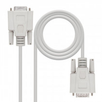 Meta title-NANOCABLE CABLE SERIE RS232, DB9 M-H, BEIGE, 1.8M ANDORRA , Accesorios PC y TPV ANDORRA , Cables y Accesorios PC ANDO