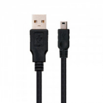 Meta title-NANOCABLE CABLE USB 2.0, A/M-MINI B/M, NEGRO, 0.5M ANDORRA , Accesorios PC y TPV ANDORRA , Cables y Accesorios PC AND