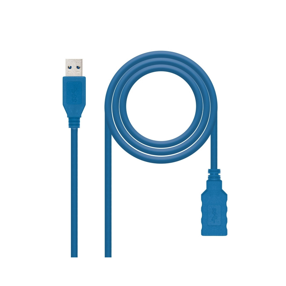 Meta title-NANOCABLE CABLE USB 3.0, A/M-A/H, AZUL, 1 M ANDORRA , Accesorios PC y TPV ANDORRA , Cables y Accesorios PC ANDORRA , 