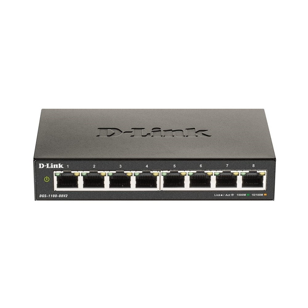 Meta title-D-LINK DGS-1100-08V2/E SMART SWITCH 8XGBE L2 ANDORRA , Switches y Puntos acceso ANDORRA , Switches sobremesa ANDORRA 