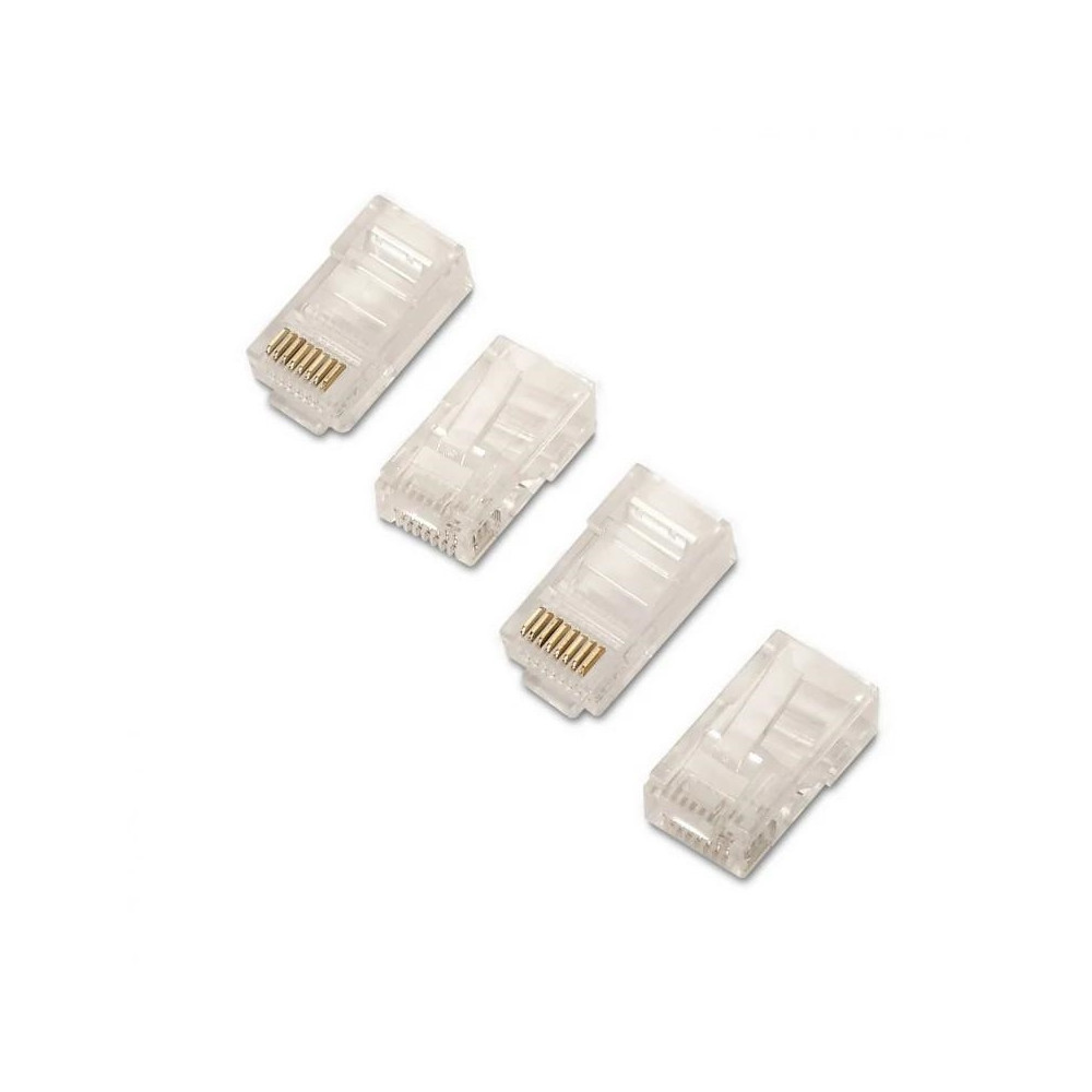 Meta title-AISENS CONECTOR RJ45 8 HILOS CAT.6 AWG24 (10 UDS) ANDORRA , Accesorios PC y TPV ANDORRA , Cables y Accesorios PC ANDO