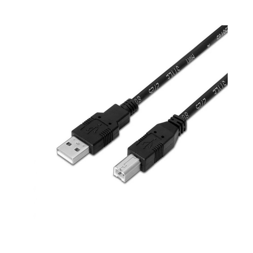 Meta title-AISENS CABLE USB 2.0 TIPO A/M-B/M 1.8M ANDORRA , Accesorios Impresora - Escaner ANDORRA , Cables Impresora - Escáner 