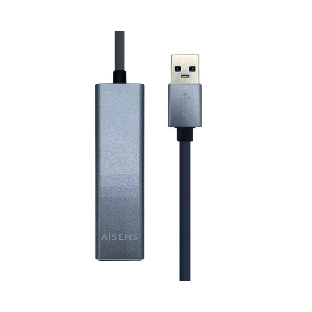 Meta title-AISENS CONVERSOR USB 3.0 ETHERNET + 3 USB3.0 GRIS ANDORRA , Accesorios PC y TPV ANDORRA , Cables y Accesorios PC ANDO